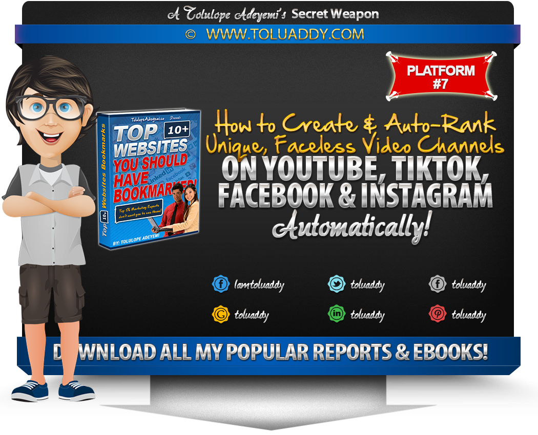 How To Create And Auto Rank Unique Faceless Video Channels On Youtube Tiktok Instagram And Facebook Automatically